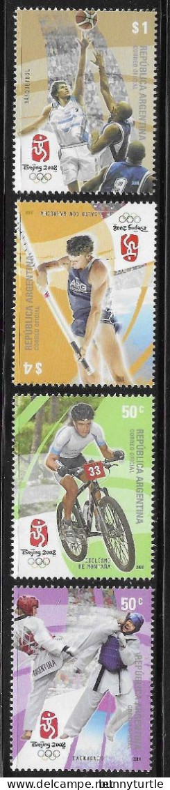 Argentina 2008 Summer Olympics Beijing Olympic MNH - Ungebraucht