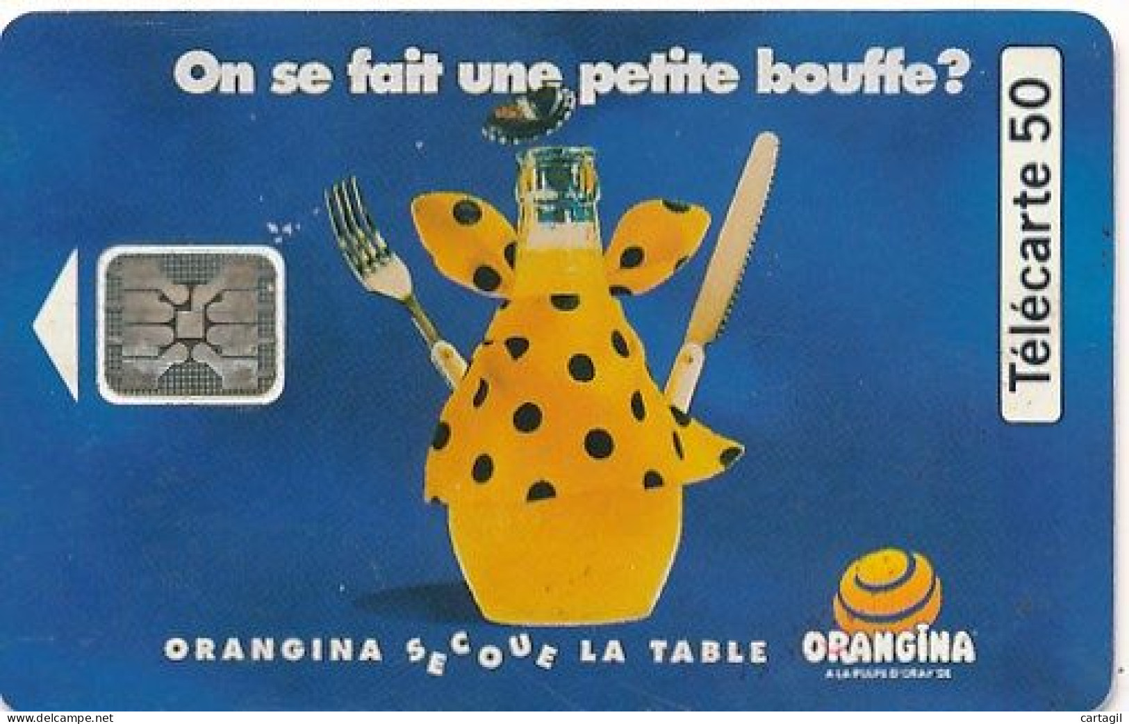 Télécarte France (07/93) Orangina Chez Flunch (motif, état, Unités, Etc Voir Scan) + Port - Unclassified