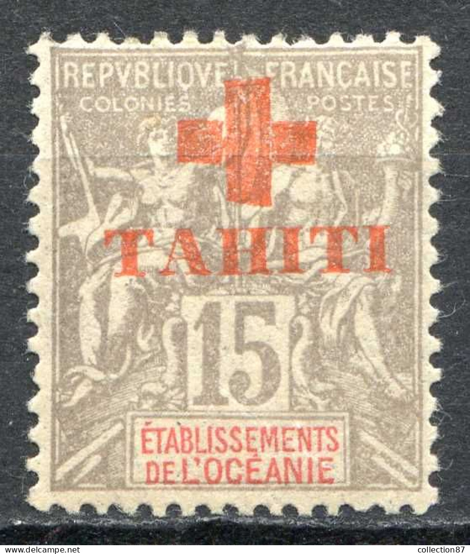 Réf 085 > TAHITI < N° 35 * Beau Centrage < Neuf Ch -- MH * - Unused Stamps