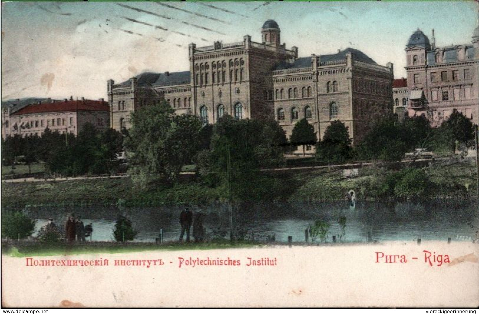 ! Alte Ansichtskarte Riga, 1909 - Lettland