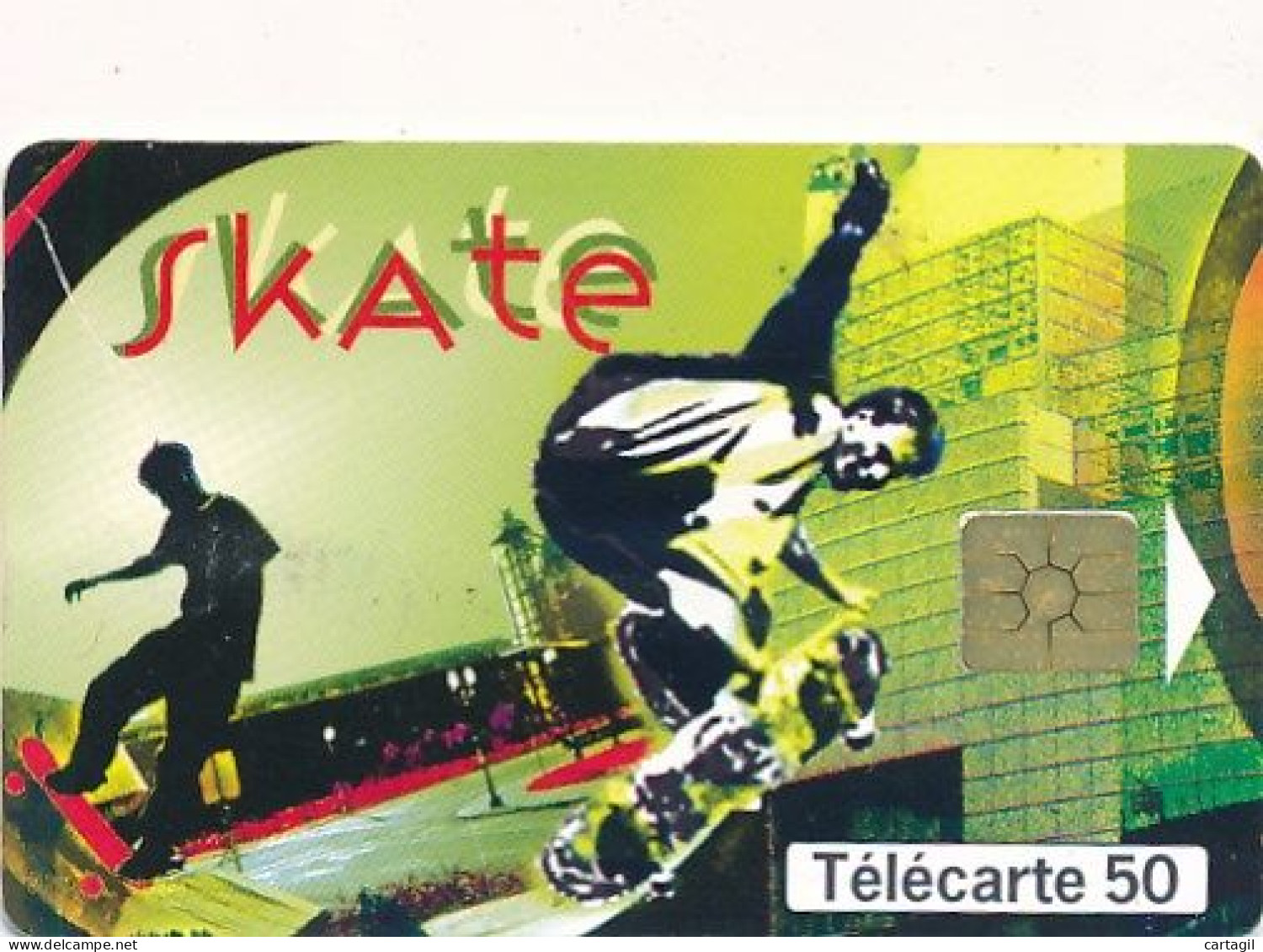 Télécarte France (01/00) Street Culture -Skate  (motif, état, Unités, Etc Voir Scan) + Port - Ohne Zuordnung