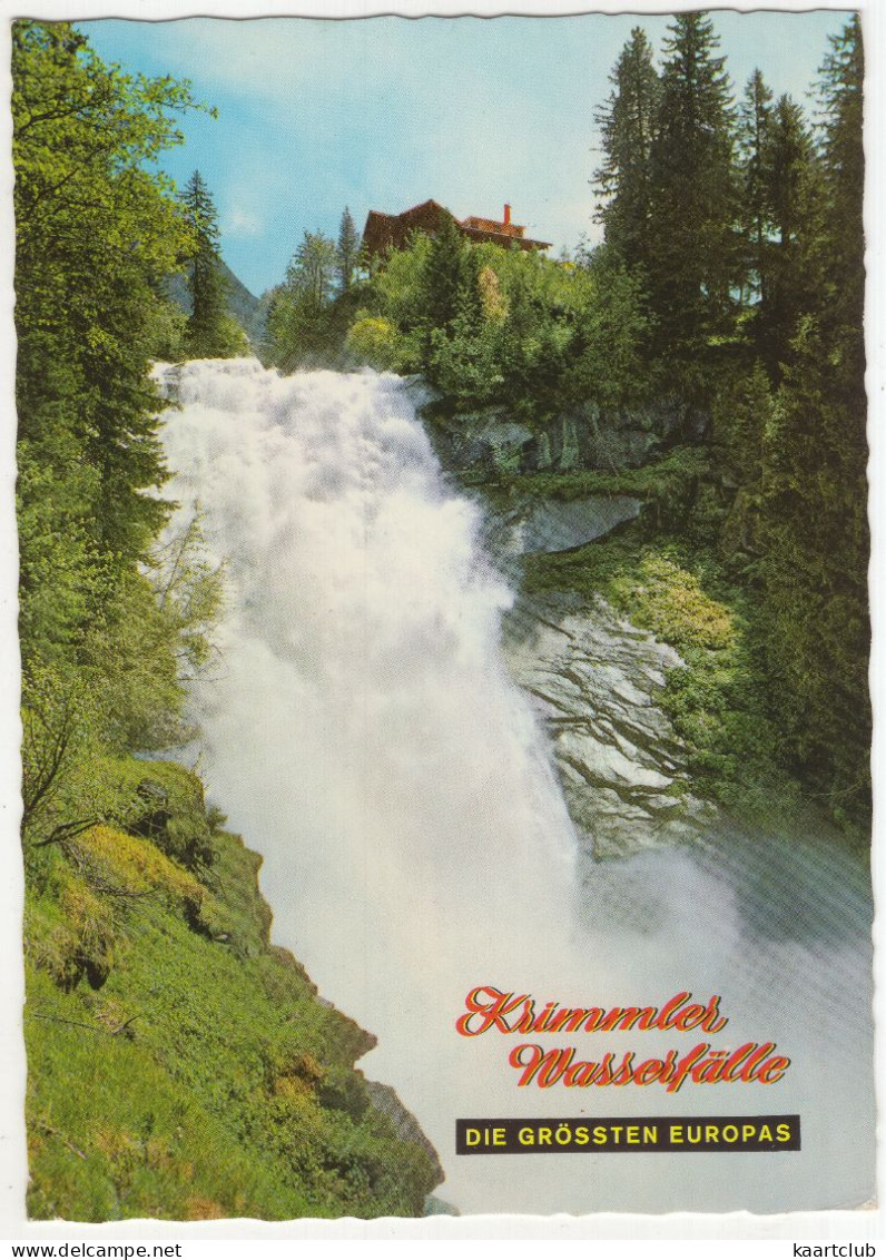 Krimml, Oberpinzgau, Salzburg - Mittlerer Wasserfall Und Alpengasthaus 'Schönangerl', 1306 M - (Österreich/Austria) - Krimml