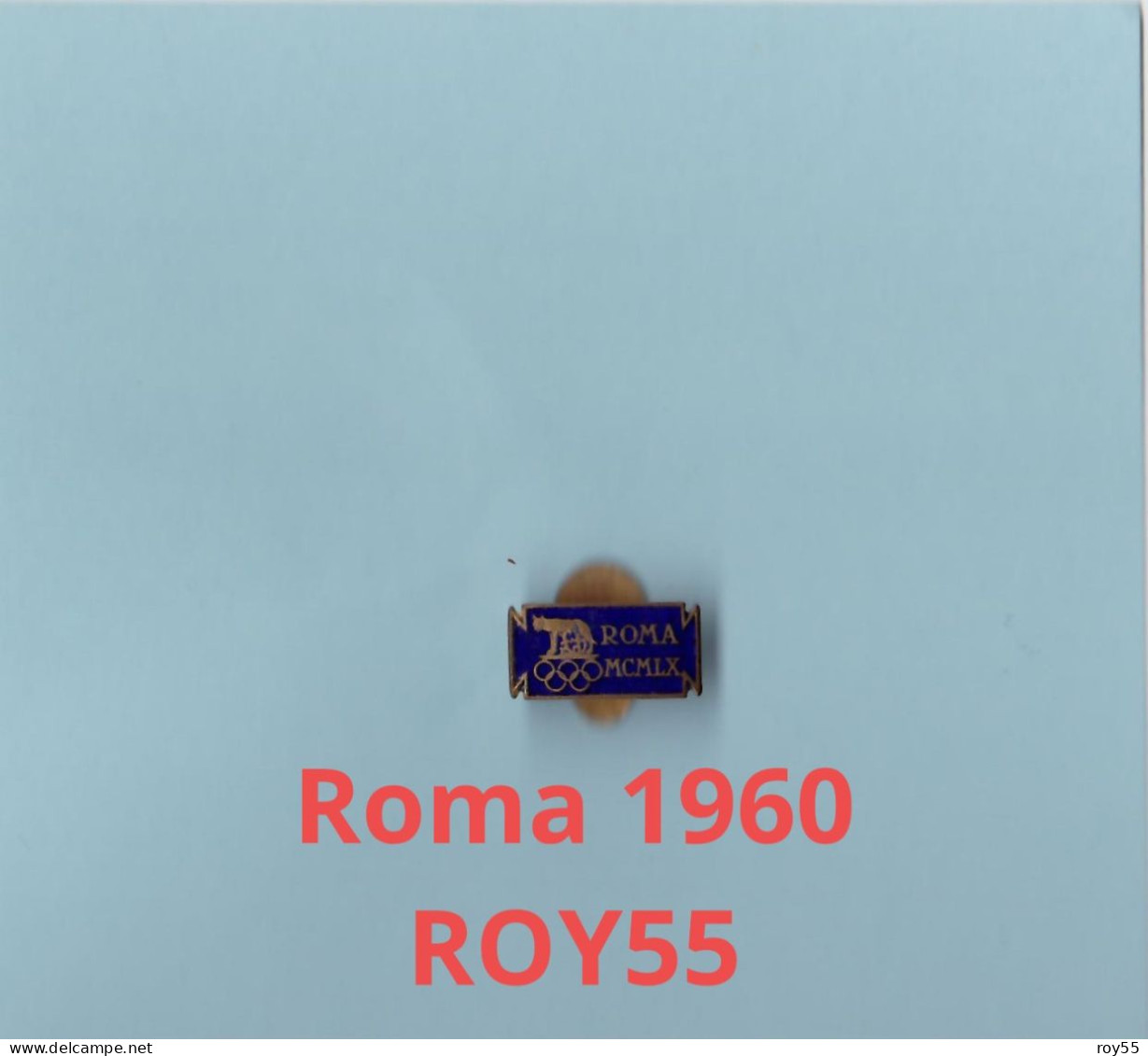 Olimpiadi Roma Mcmlx Olimpiadi Roma 1960 Pins  Coni Smaltata Pins Da Asola Giacca Vintage (vedere Retro) - Grand Prix / F1