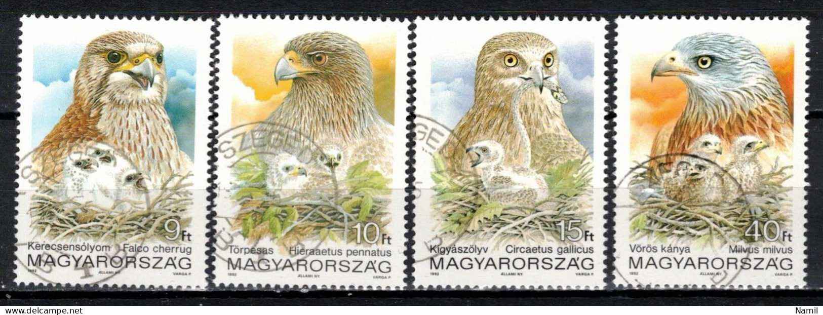 Hongrie 1992 Mi 4202-5 (Yv 3377-80), Obliteré - Used Stamps