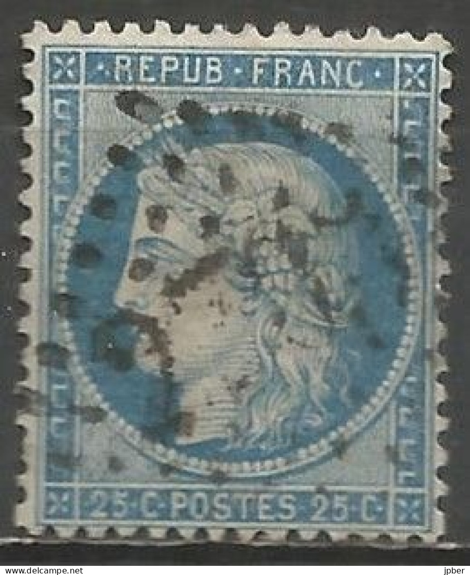 France - Cérès N° N°60A Obl. GC 2305 MELLE-SUR-BERONNE (Deux-Sèvres) - 1871-1875 Cérès
