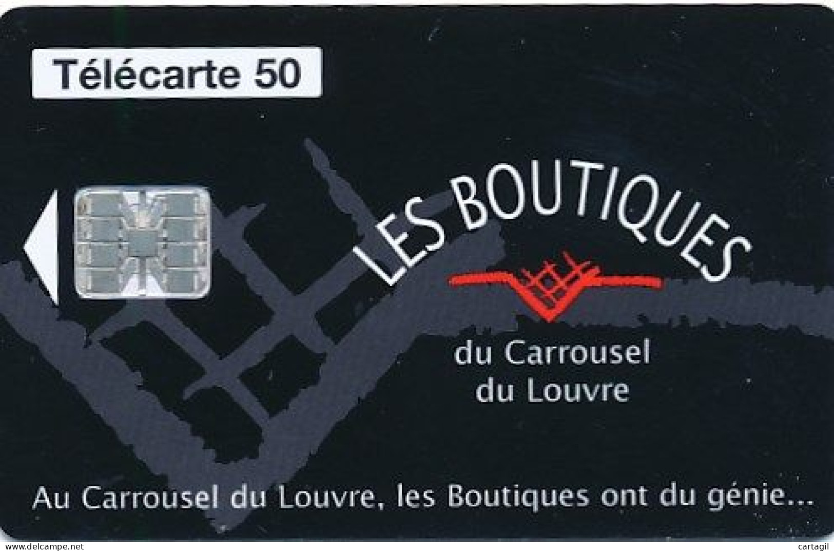 Télécarte France (08/97) Les Boutiques Du Carrousel Du Louvre  (motif, état, Unités, Etc Voir Scan) + Port - Non Classificati