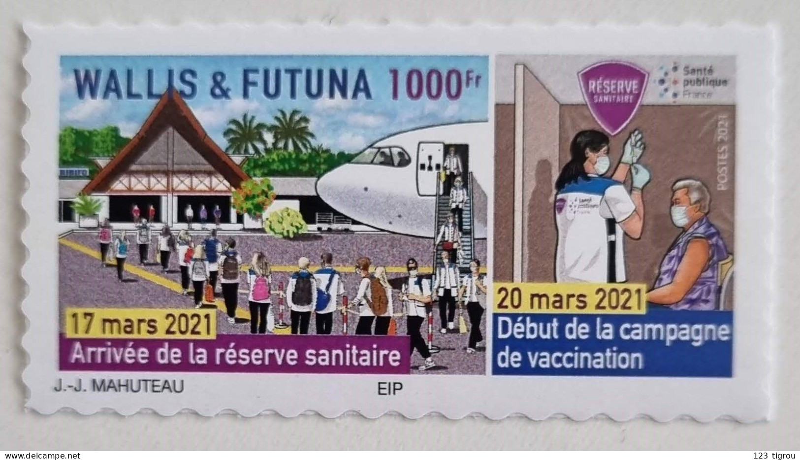 COVID 19 ADHESIF ANNEE  2021 N°940A COTE 40 EUROS SUR YVERT 2024 TB - Unused Stamps