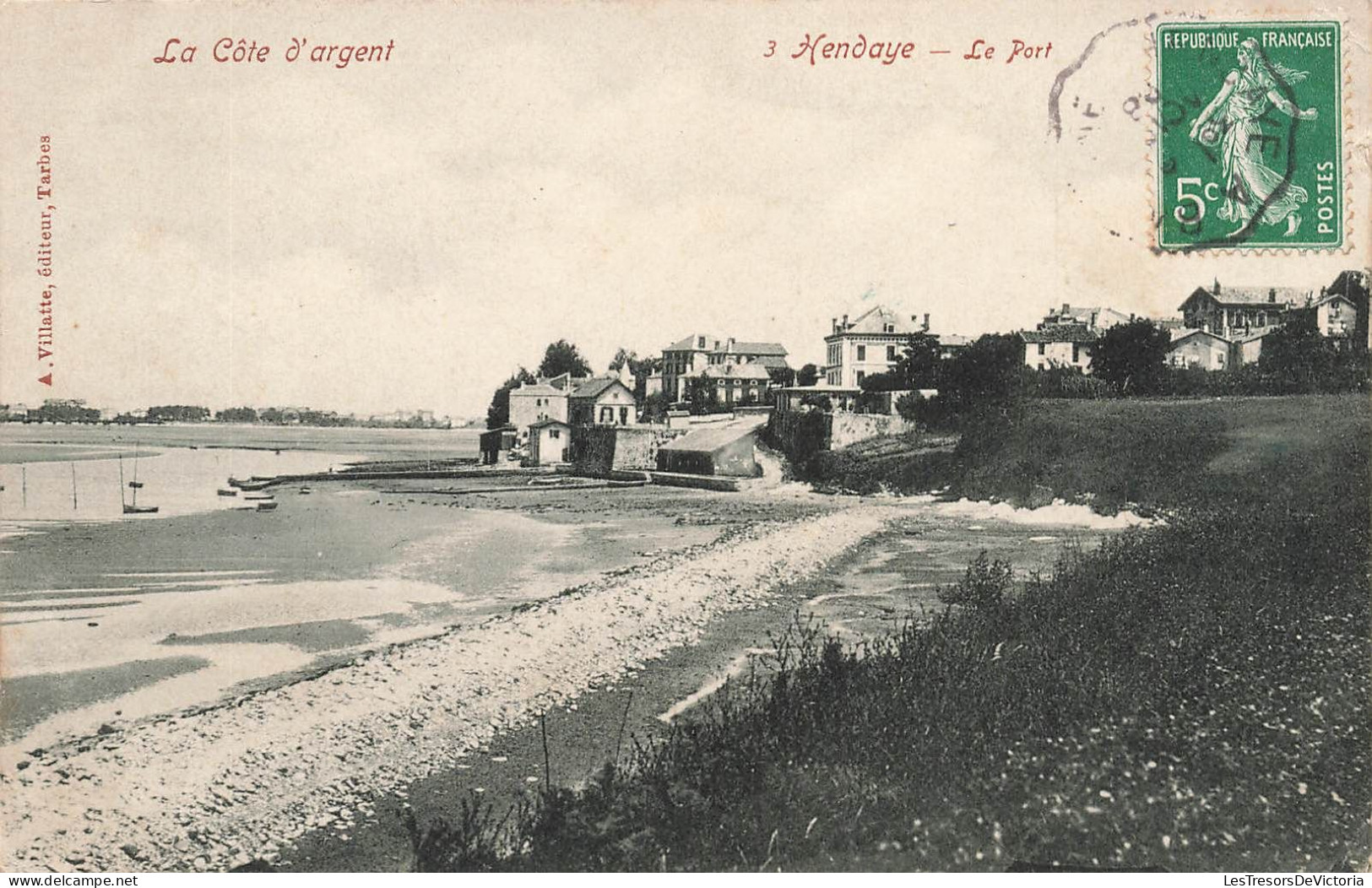 FRANCE - Hendaye - Le Port - La Côte D'argent - Carte Postale Ancienne - Hendaye