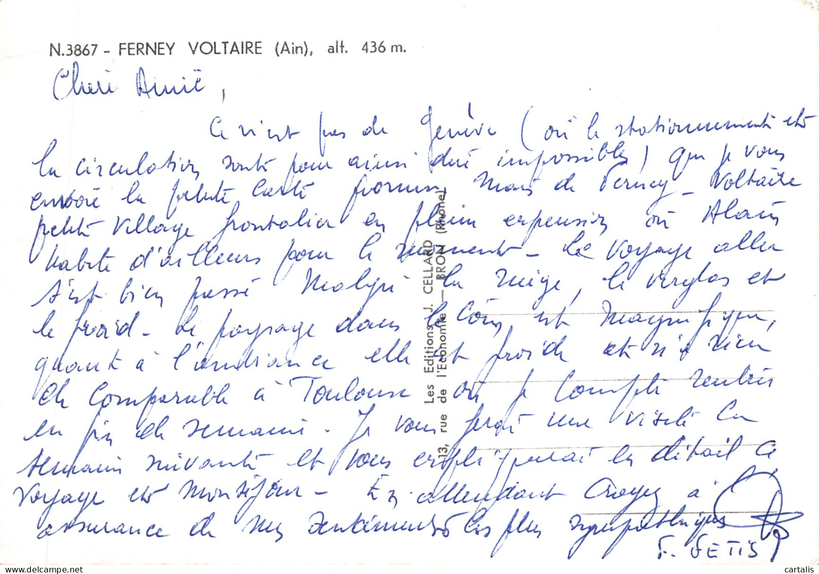 01-FERNEY VOLTAIRE-N°613-A/0149 - Ferney-Voltaire