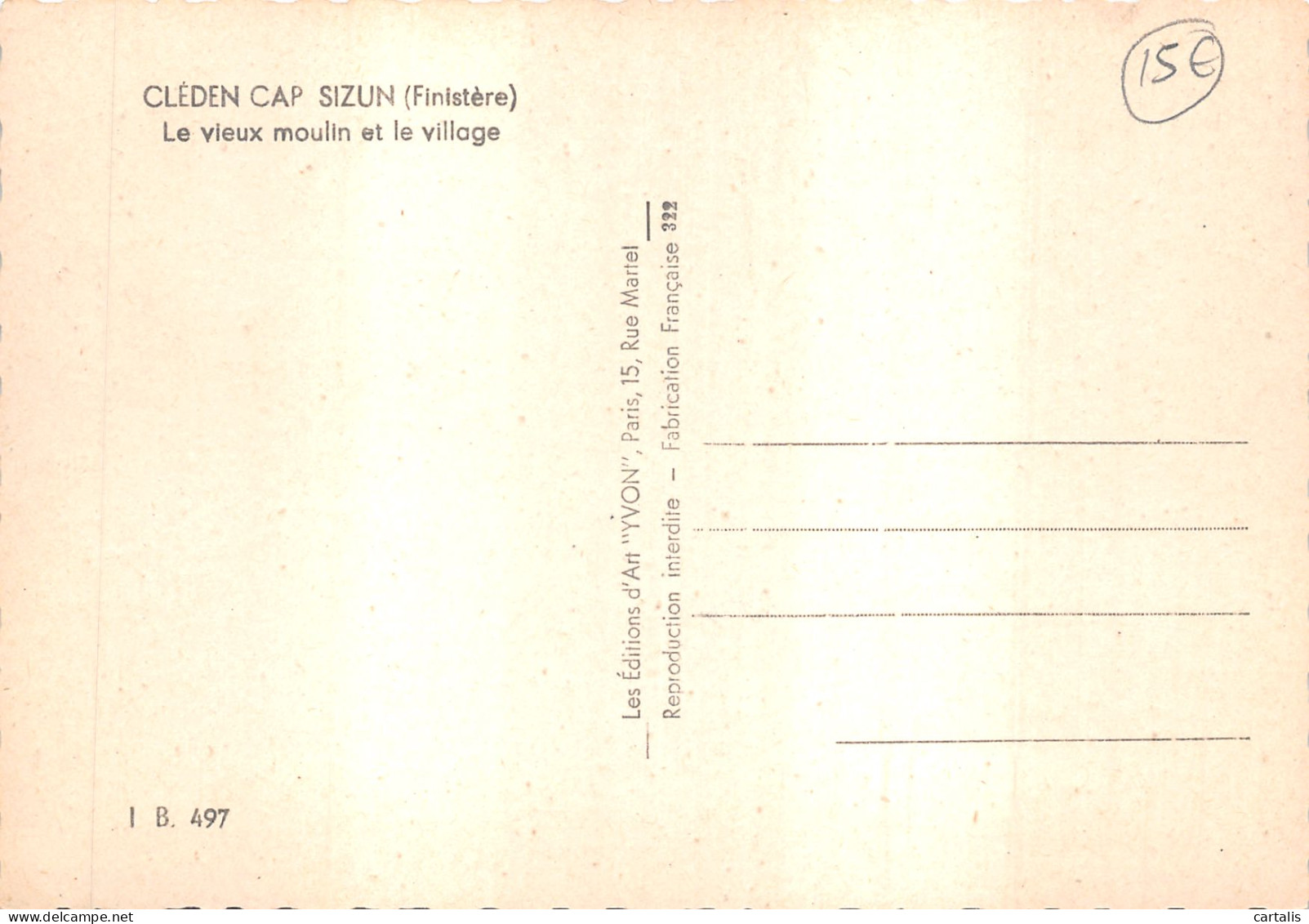 29-CLEDEN CAP SIZUN-VIEUX MOULIN-N°615-D/0055 - Cléden-Cap-Sizun