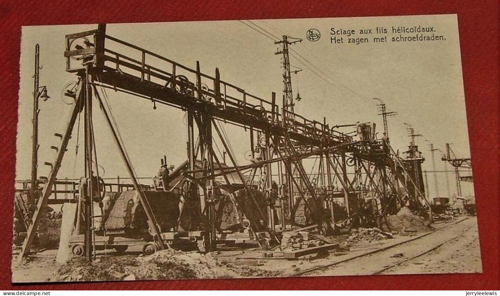 SOIGNIES  - Carrières Du Hainaut -  Sciage Aux Fils Hélicoïdaux - Soignies