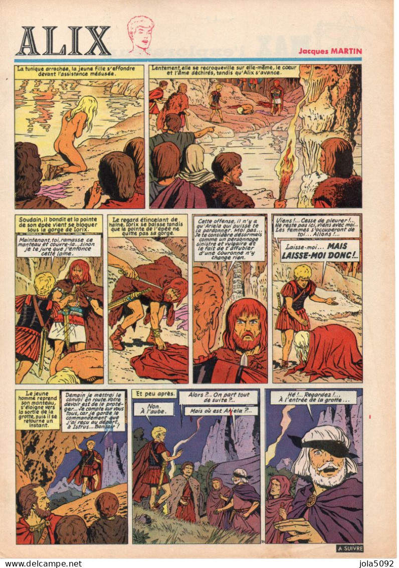 Jacques MARTIN - ALIX - IORIX le Grand - 7 planches issues du Journal Tintin