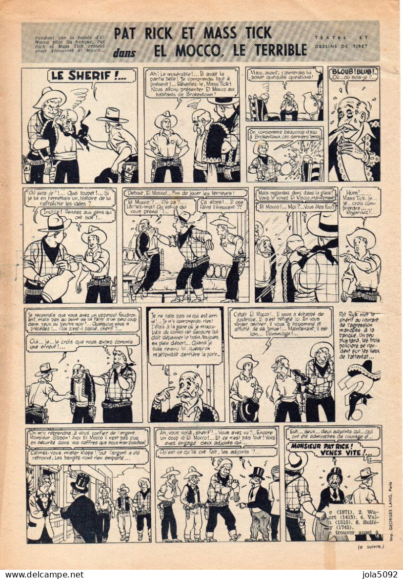 TINTIN Actualités Supplément Au Journal Tintin N°344  Du 26 Mai 1955 - TIBET - Tintin
