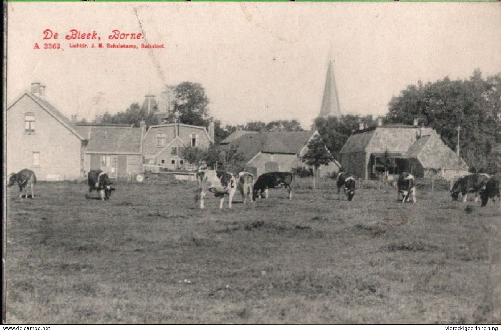 ! Alte Ansichtskarte Borne, De Bleek, Niederlande - Sonstige & Ohne Zuordnung