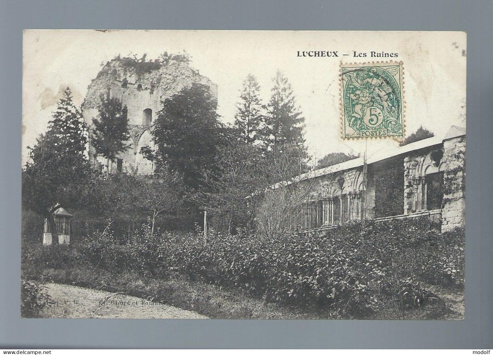 CPA - 80 - Lucheux - Les Ruines - Circulée - Lucheux