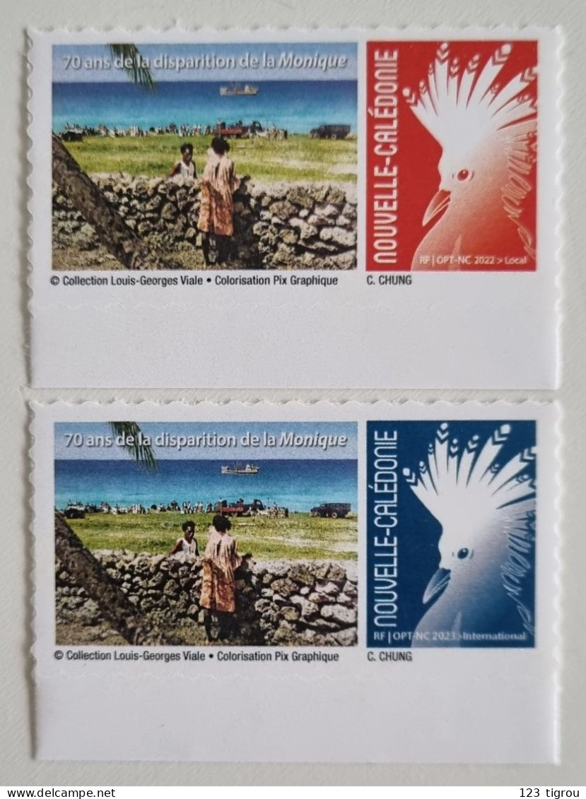 CAGOU OFFICIEL LOGO 70 ANS DE LA DISPARITION DE LA MONIQUE OPT 2022  YVERT 2023 TB - Unused Stamps