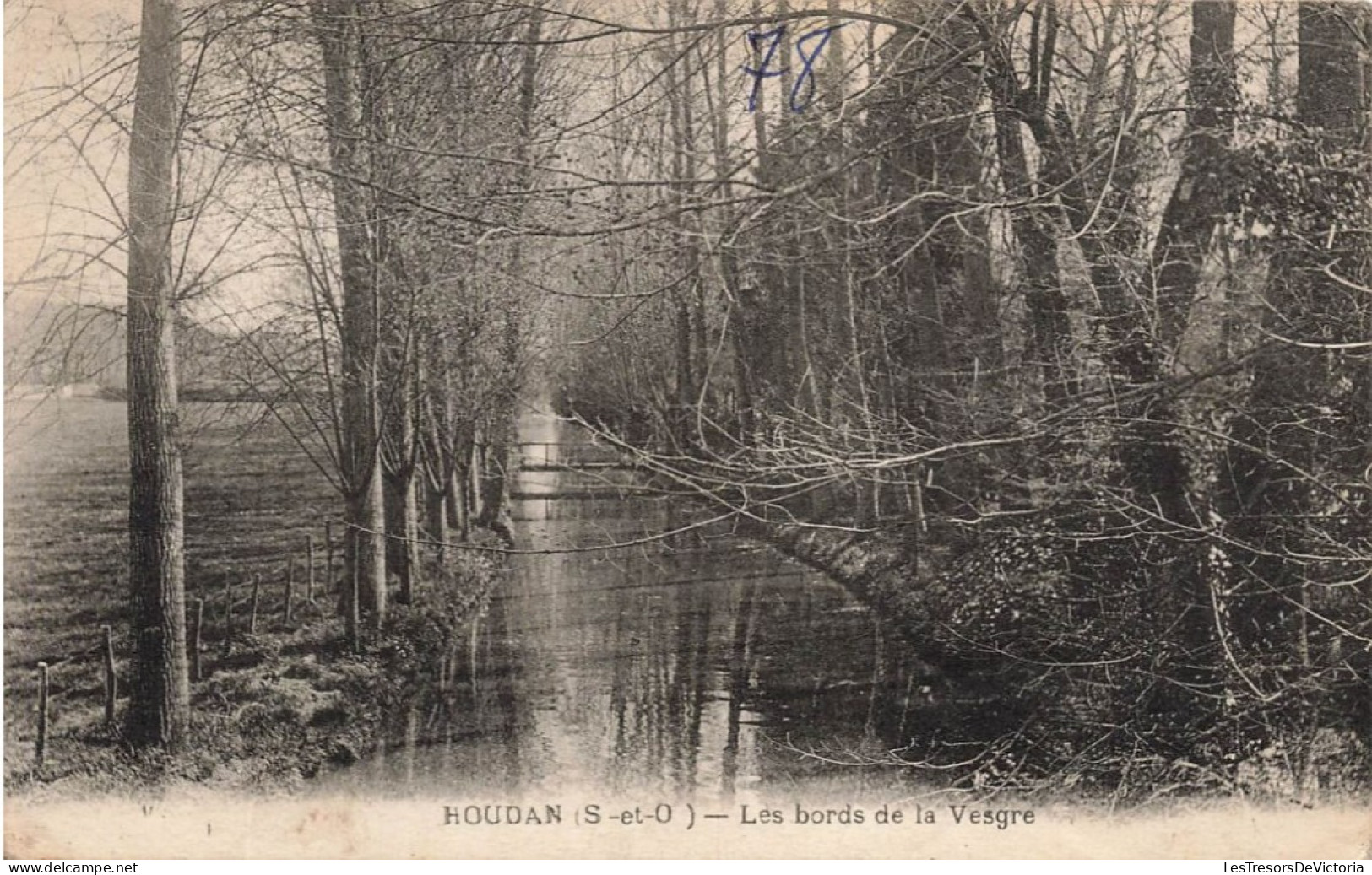 FRANCE - Houdan - Vue Sur Les Bords De La Vesgre - Carte Postale Ancienne - Houdan