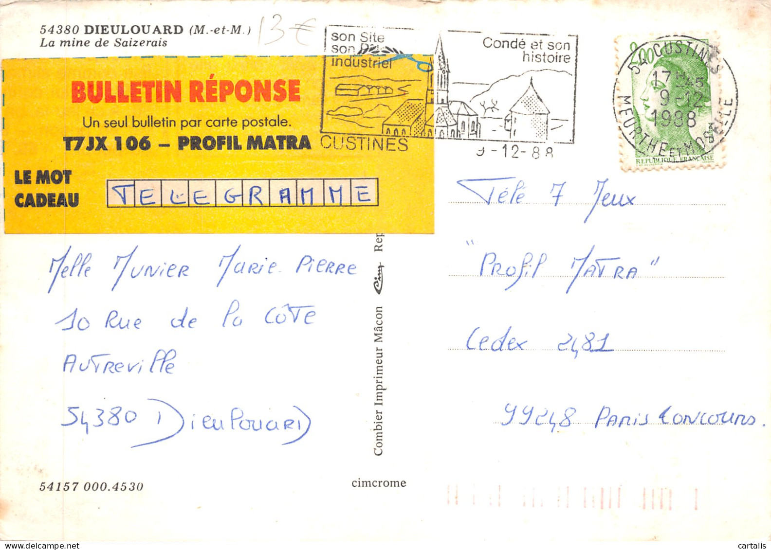 54-DIEULOUARD-N°617-D/0369 - Dieulouard