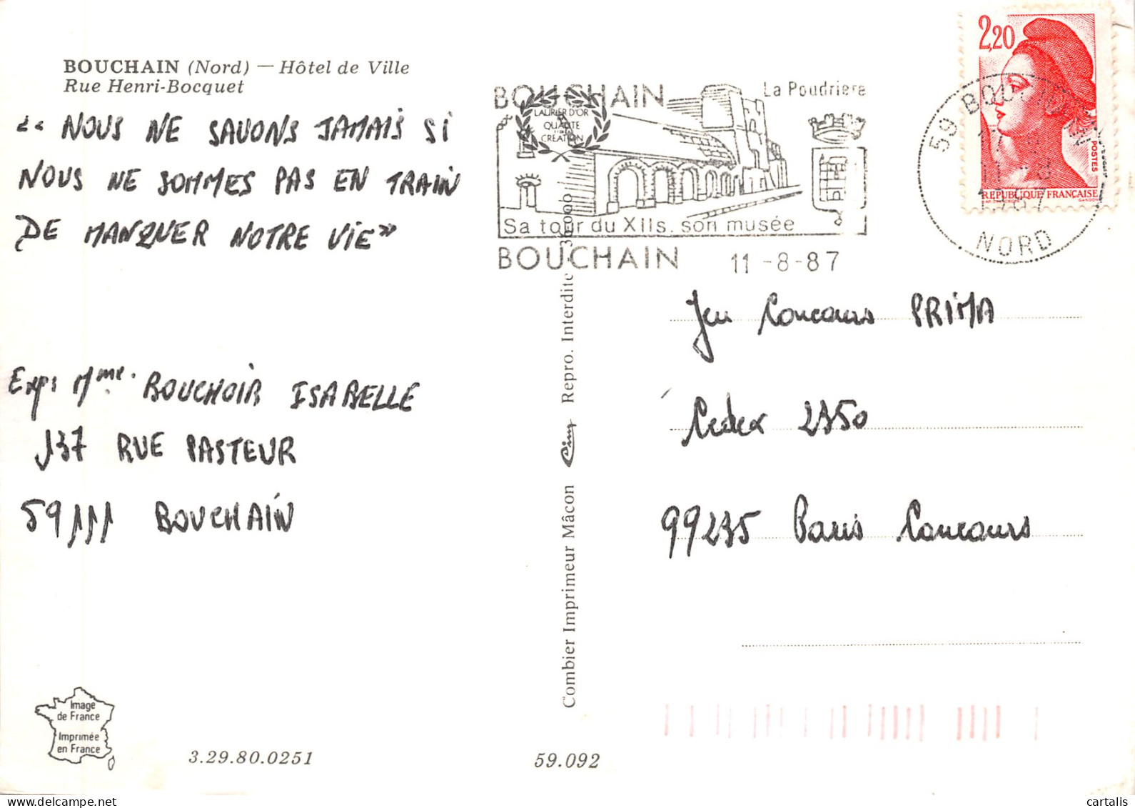 59-BOUCHAIN-N°618-C/0061 - Bouchain