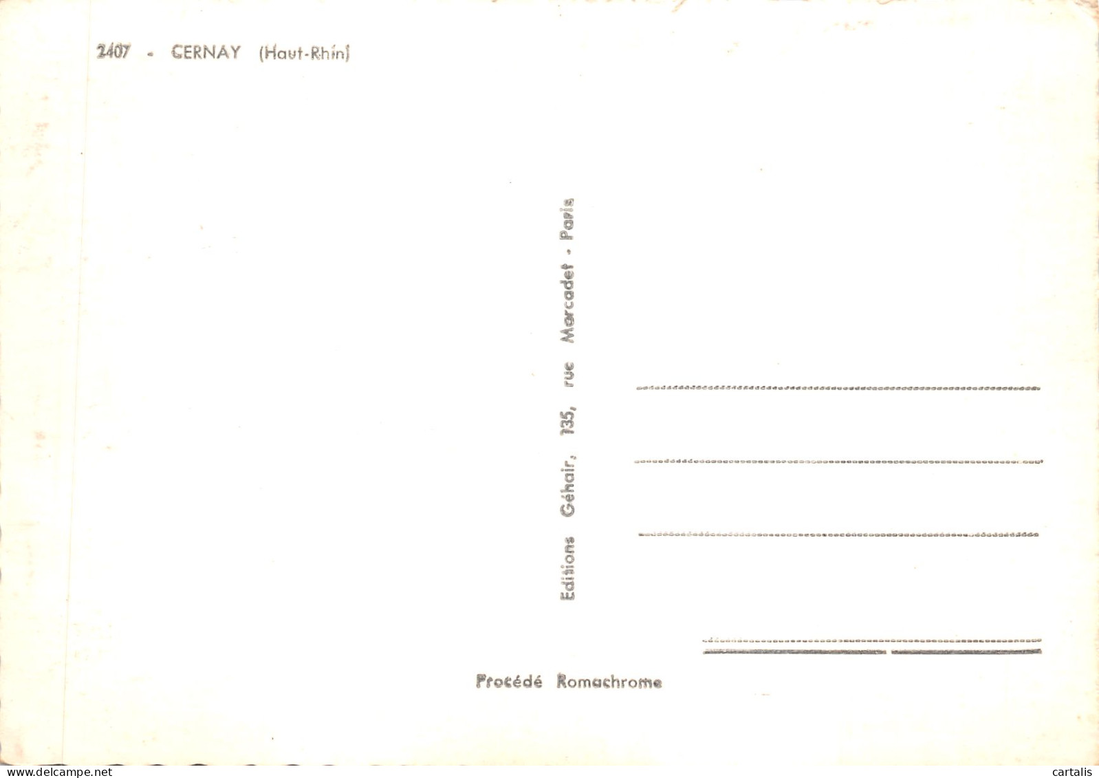 68-CERNAY-N°619-B/0213 - Cernay