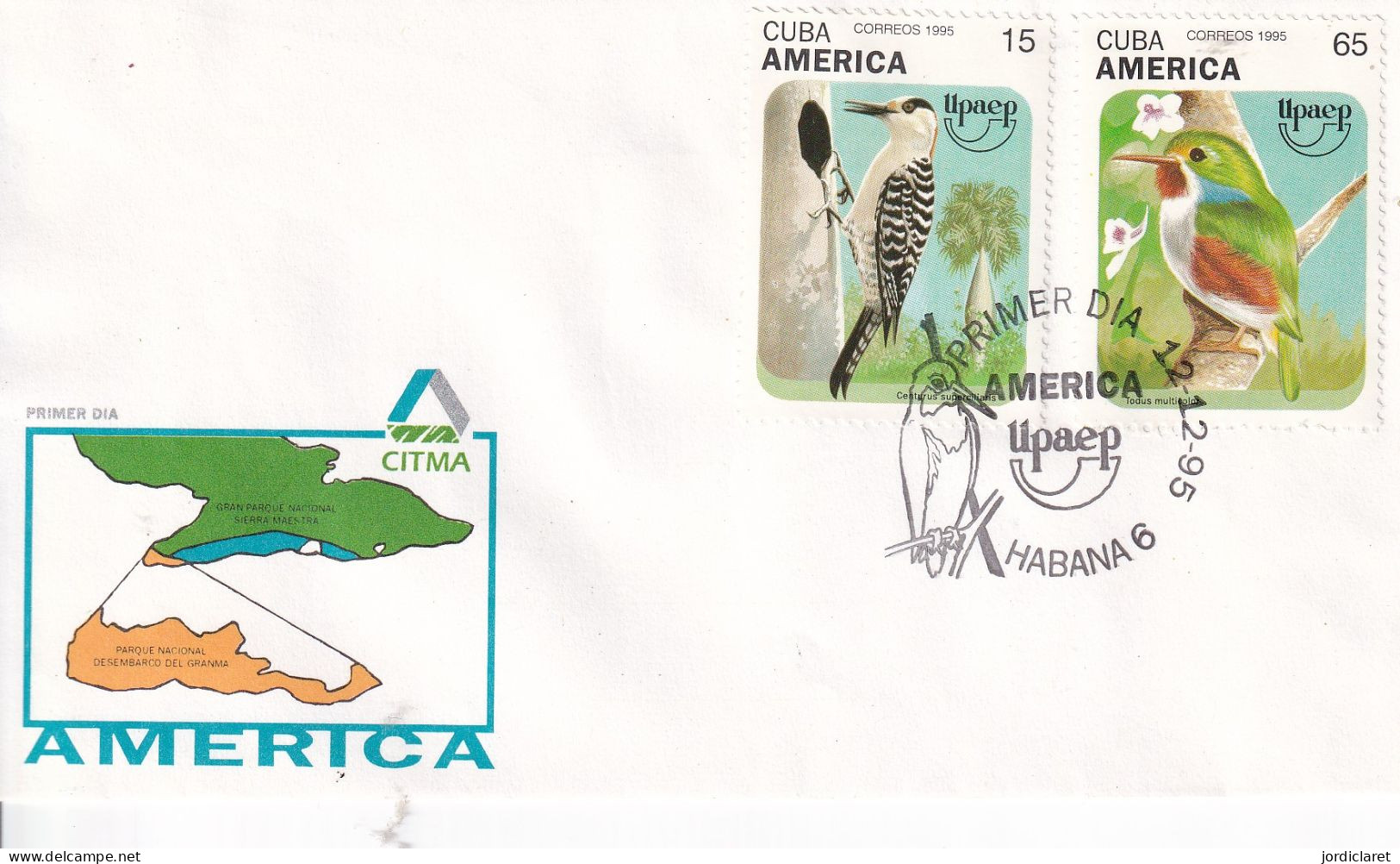 FDC   CUBA  1995  UPAEP - Other & Unclassified