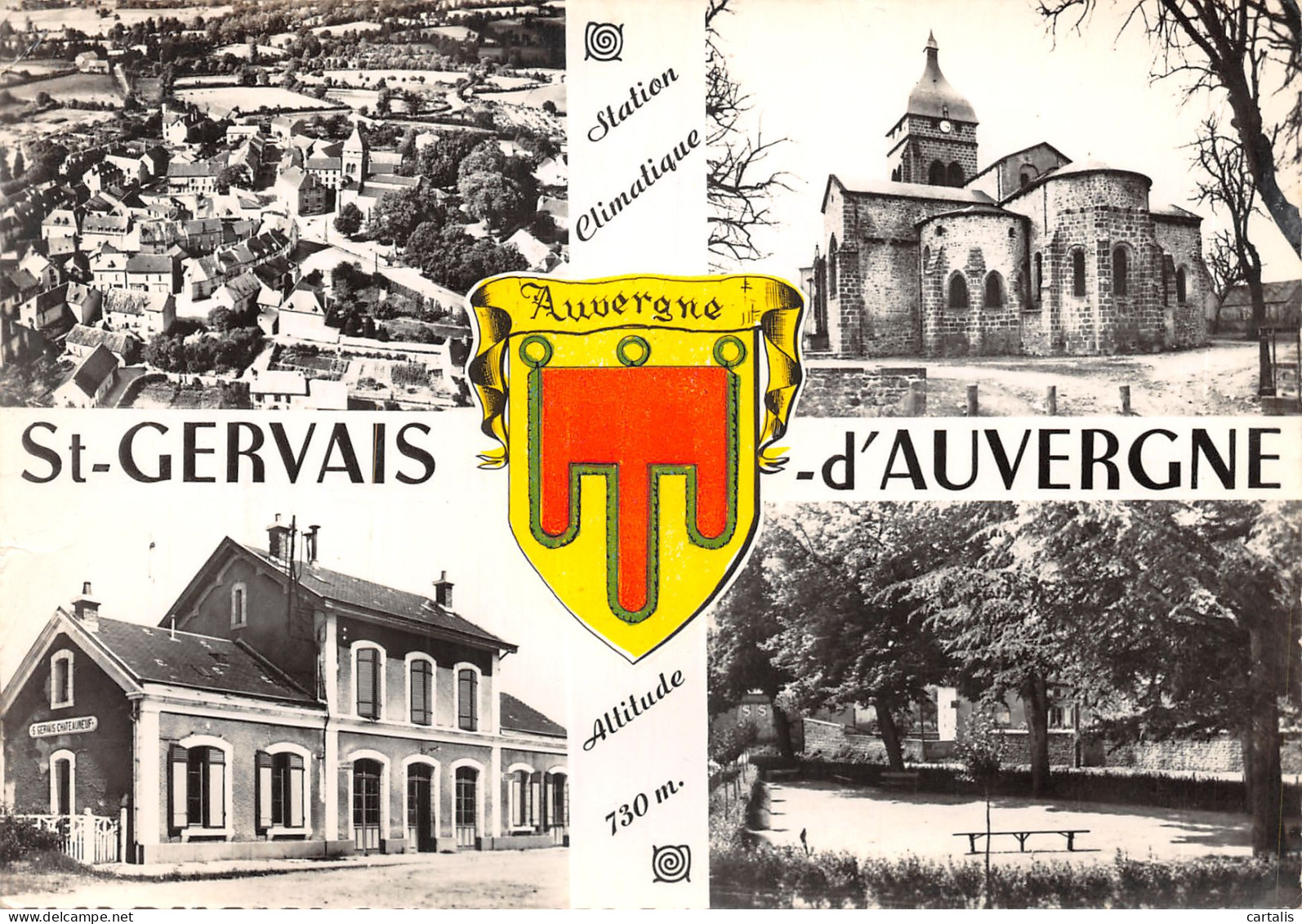 63-SAINT GERVAIS D AUVERGNE-N°618-D/0273 - Saint Gervais D'Auvergne
