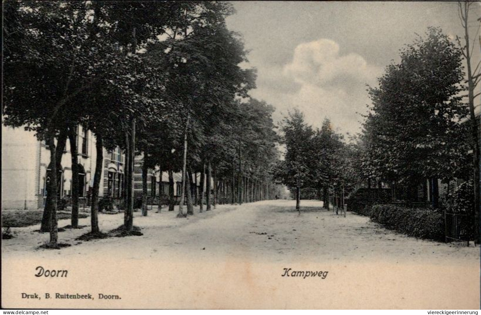 ! Alte Ansichtskarte Doorn, Kampweg, Niederlande - Doorn