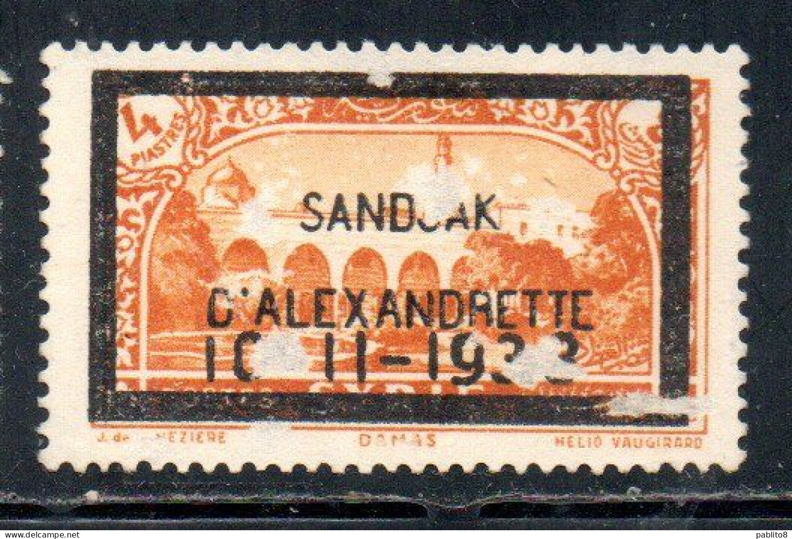 SANDJAK D'ALEXANDRETTE ALEXANDRETTA 1938 OVERPRINTED 4p MLH - Nuovi