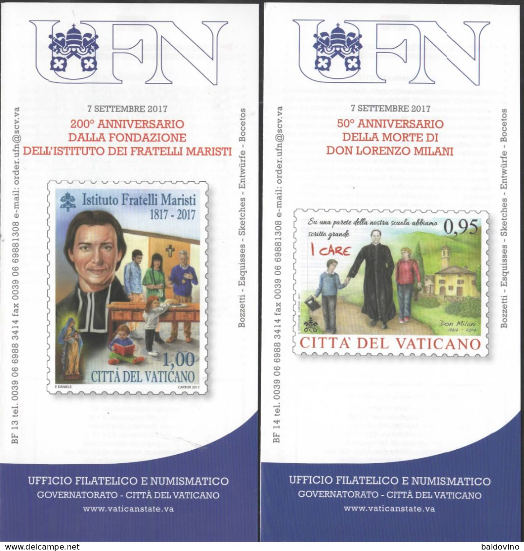 Vaticano 2017 22 bollettini ufficiali emissioni filatelico-numismatiche