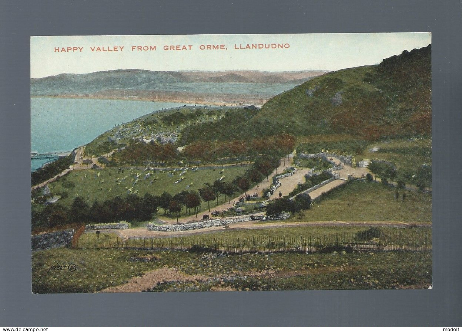 CPA - Royaume-Uni - Pays De Galles - Happy Valley From Great Orme - Llandudno - Colorisée - Non Circulée - Municipios Desconocidos