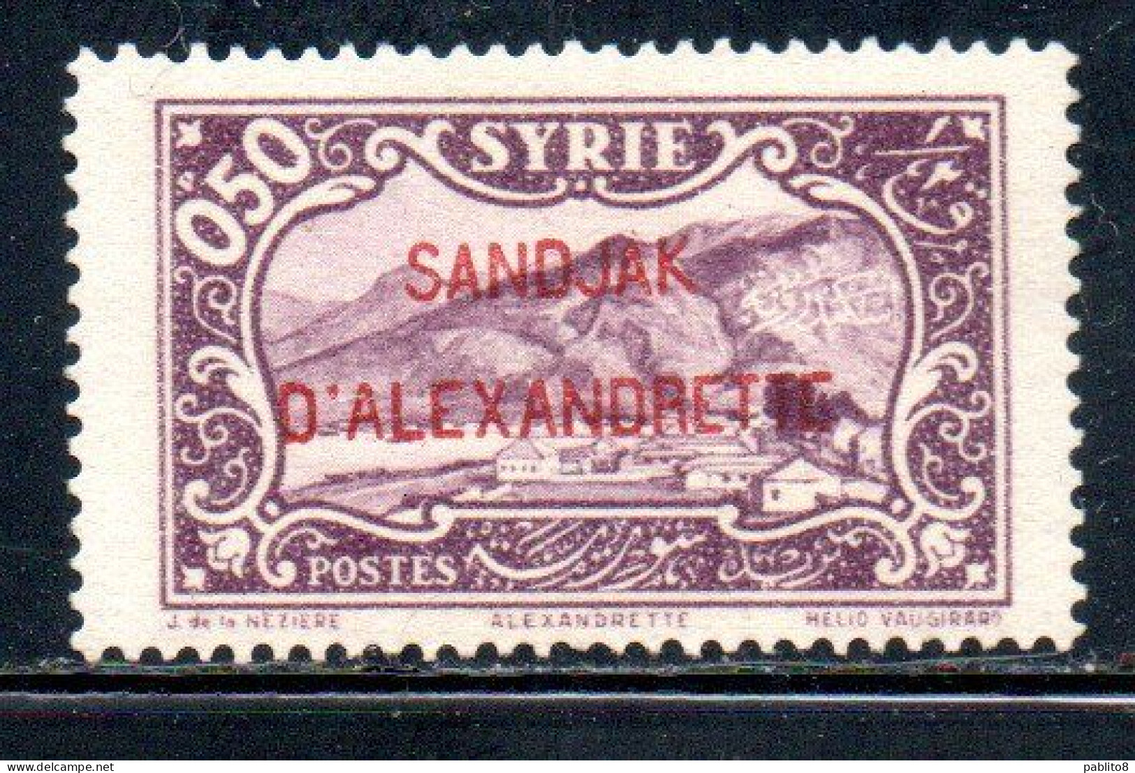 SANDJAK D'ALEXANDRETTE ALEXANDRETTA 1938 OVERPRINTED 50c MLH - Unused Stamps