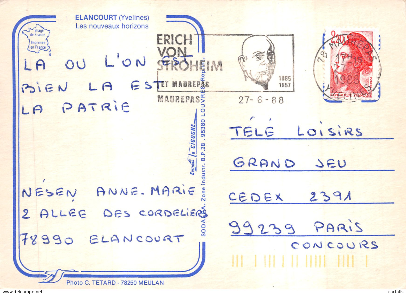 78-ELANCOURT-N°620-D/0329 - Elancourt