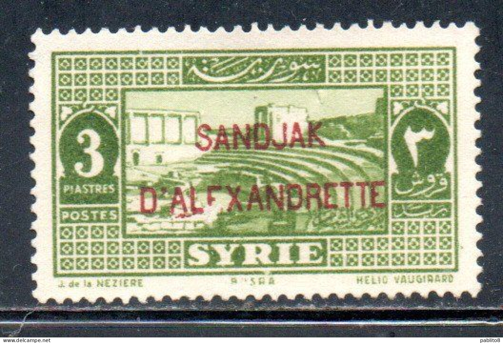 SANDJAK D'ALEXANDRETTE ALEXANDRETTA 1938 OVERPRINTED 3p MLH - Nuevos