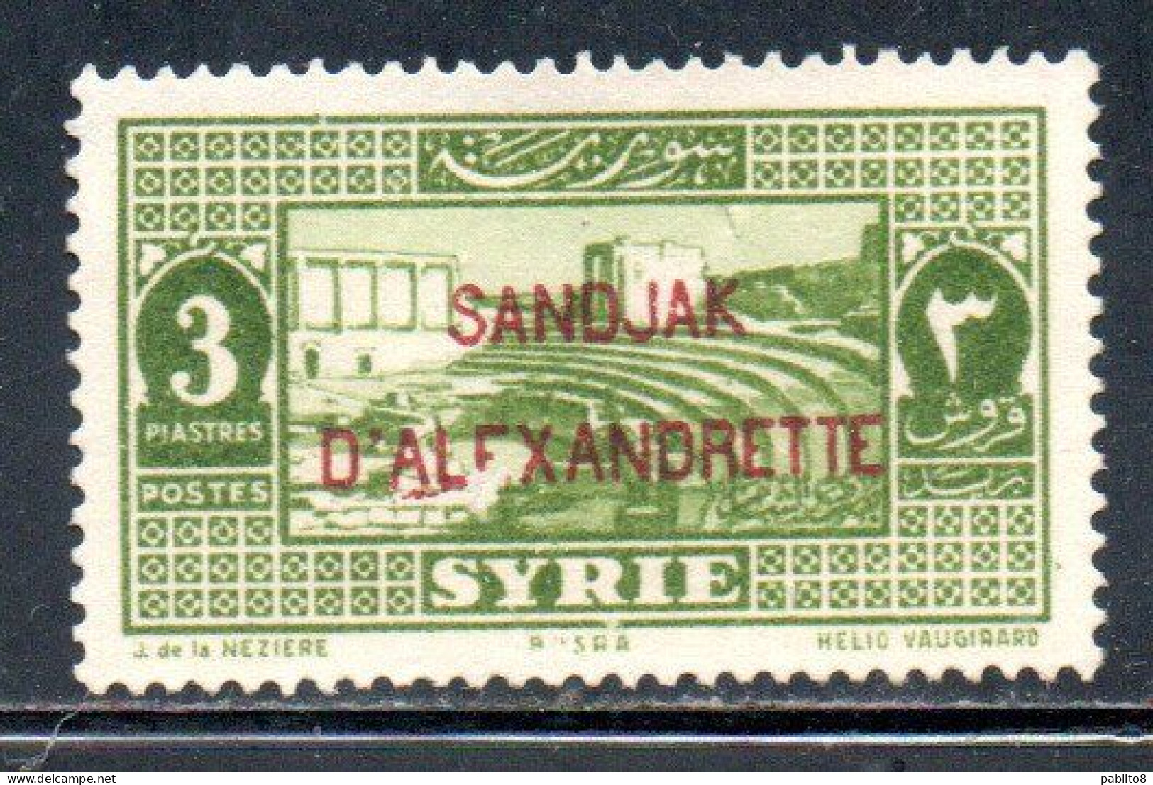 SANDJAK D'ALEXANDRETTE ALEXANDRETTA 1938 OVERPRINTED 3p MLH - Unused Stamps