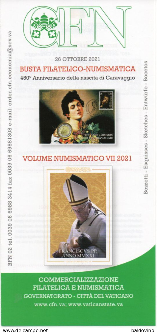 Vaticano 2021 13 Bollettini Ufficiali Emissioni Filatelico-numismatiche - Brieven En Documenten