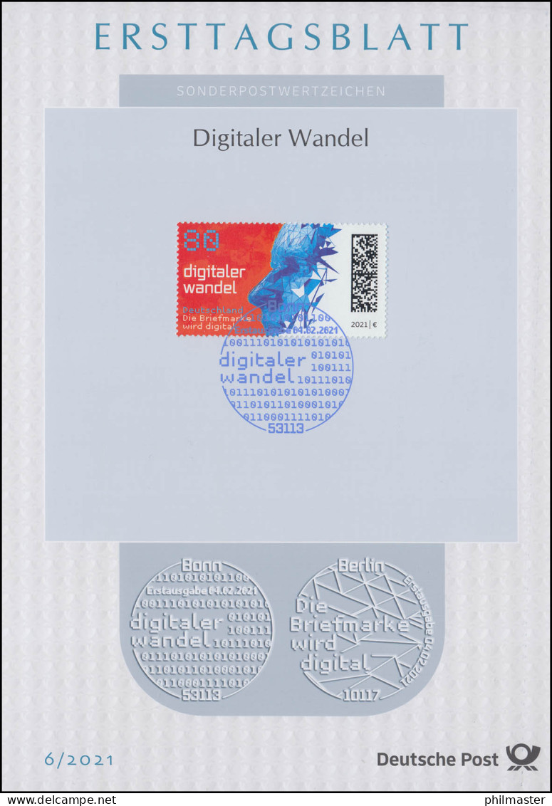 ETB 06/2021 Digitaler Wandel - Erste Marke Mit Matrixcode In Deutschland - 2011-…