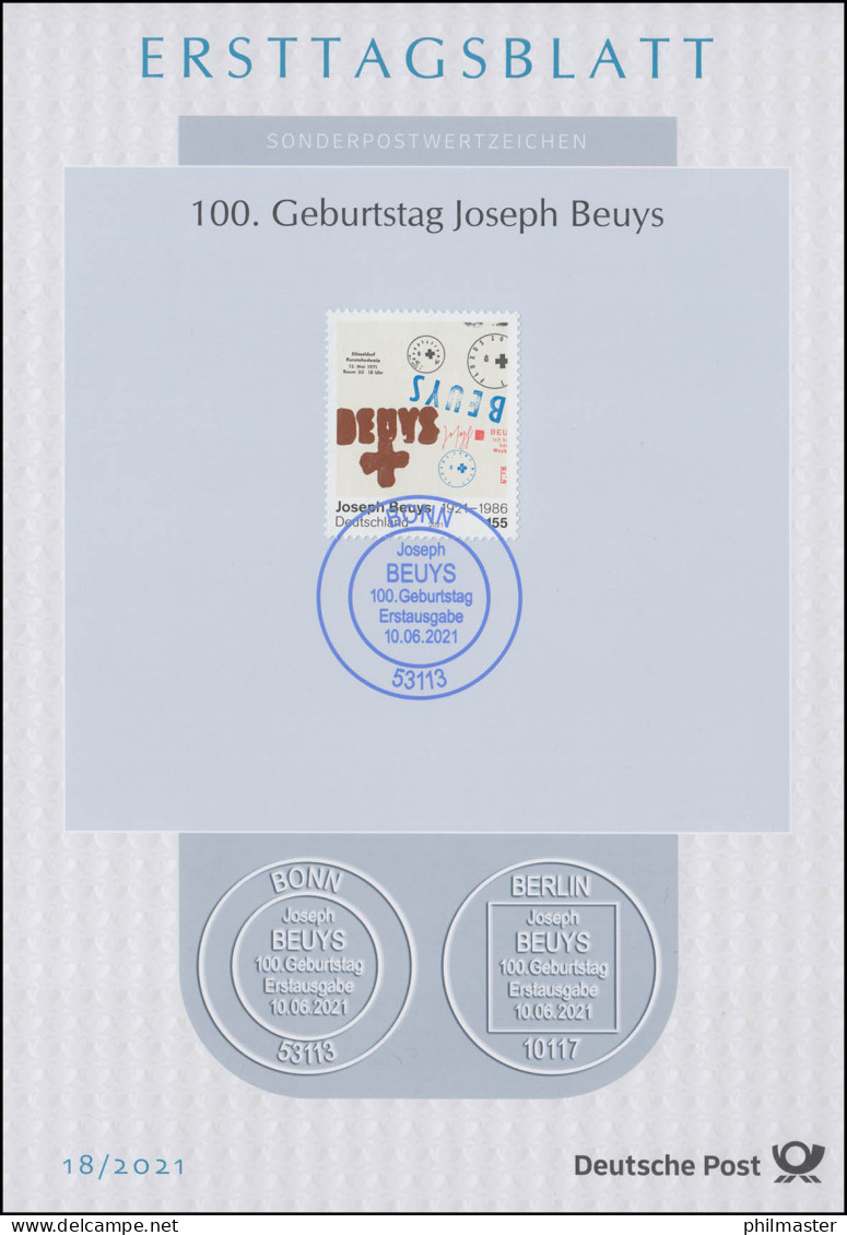 ETB 18/2021 100. Geburtstag Joseph Beuys - 2011-…