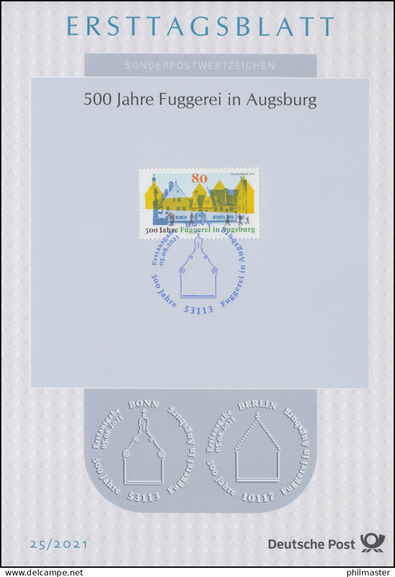 ETB 25/2021 500 Jahre Fuggerei Augsburg - 2011-…