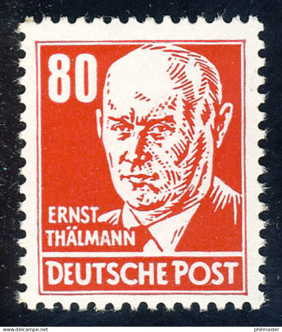 340 Ernst Thälmann 80 Pf Rot ** - Neufs