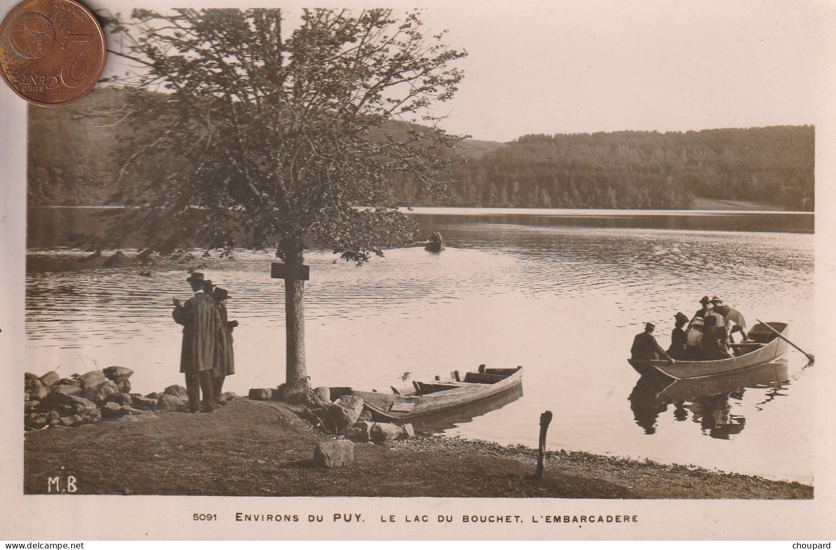 63 - Carte Postale Ancienne  D'Environs Du Puy   L'Embarcadère Du Lac Du Bouchet - Other & Unclassified