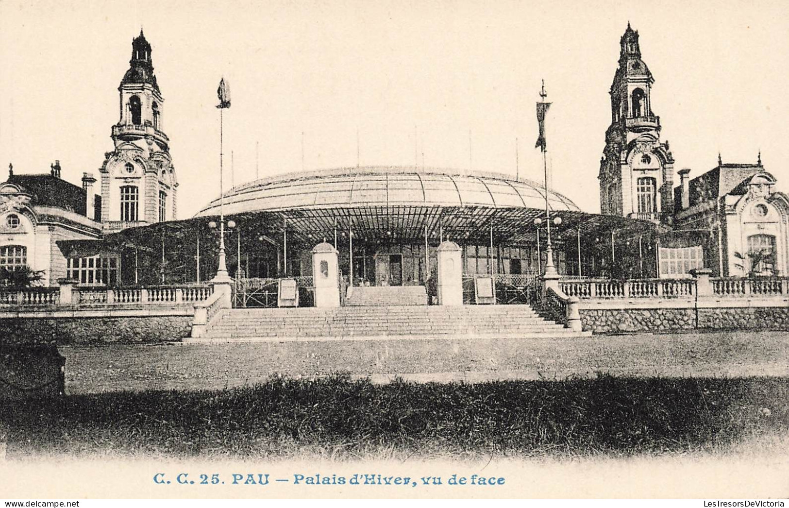 FRANCE - Pau - Palais D'hiver - Vu De Face - Carte Postale Ancienne - Pau
