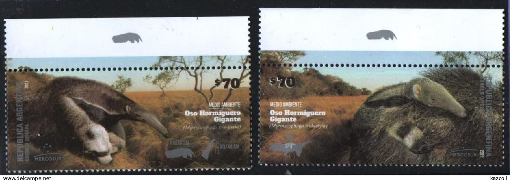 Argentina  2021. Wild Animals. Fauna. Mercosur Giant Ant-Eater. MNH - Neufs