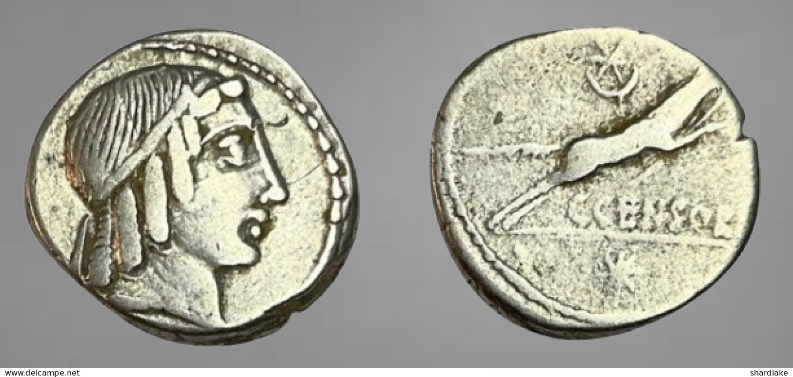 Roman Republic - Marcius – Denarius – 88 BC - République (-280 à -27)