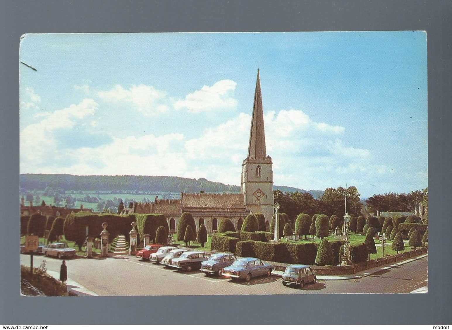 CPA - Royaume-Uni - Painswick - Victoria Square And Church - Circulée En 1968 - Autres & Non Classés