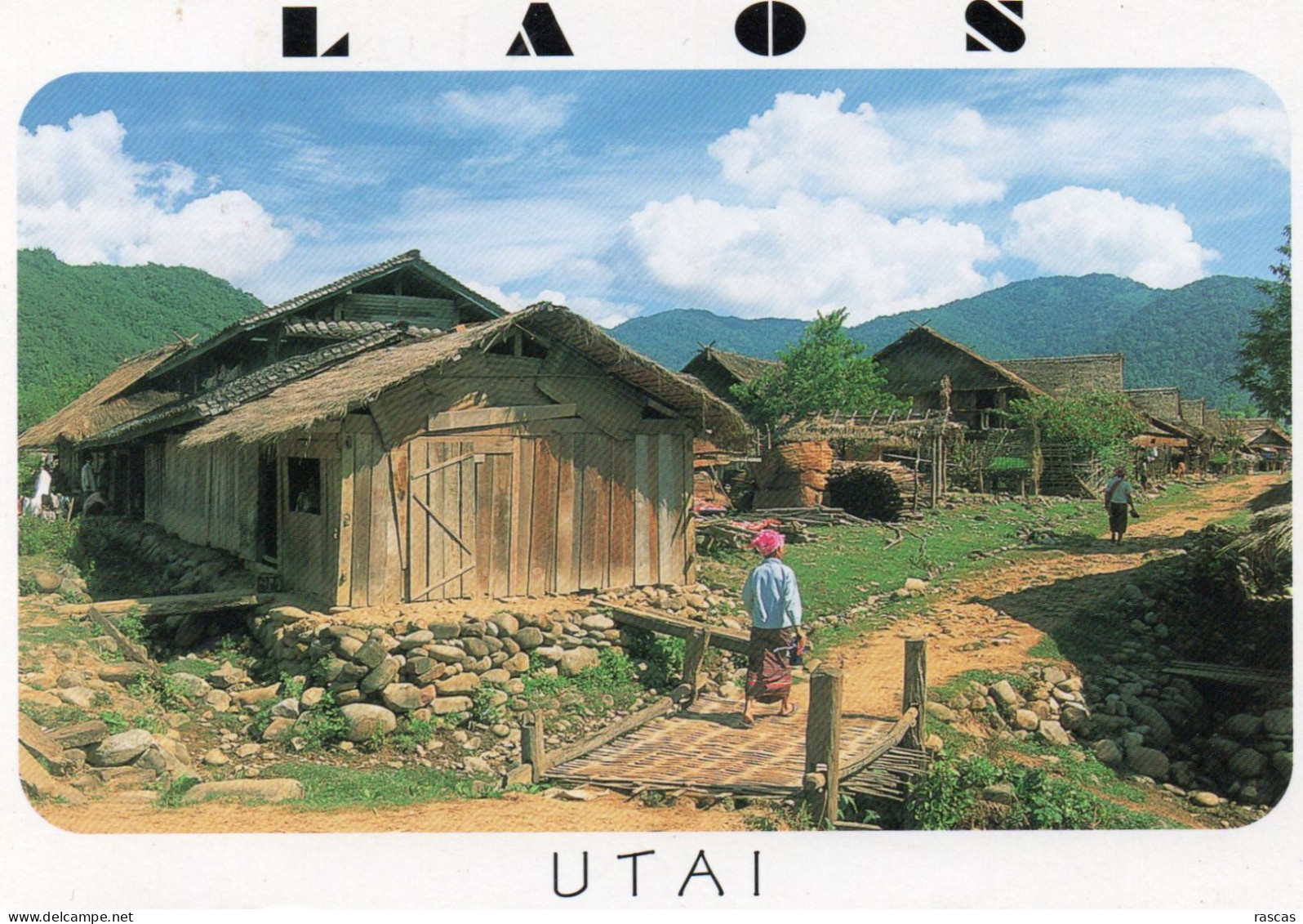 CPM - P - LAOS - NORD LAOS - VILLAGE DE UTAI - Laos