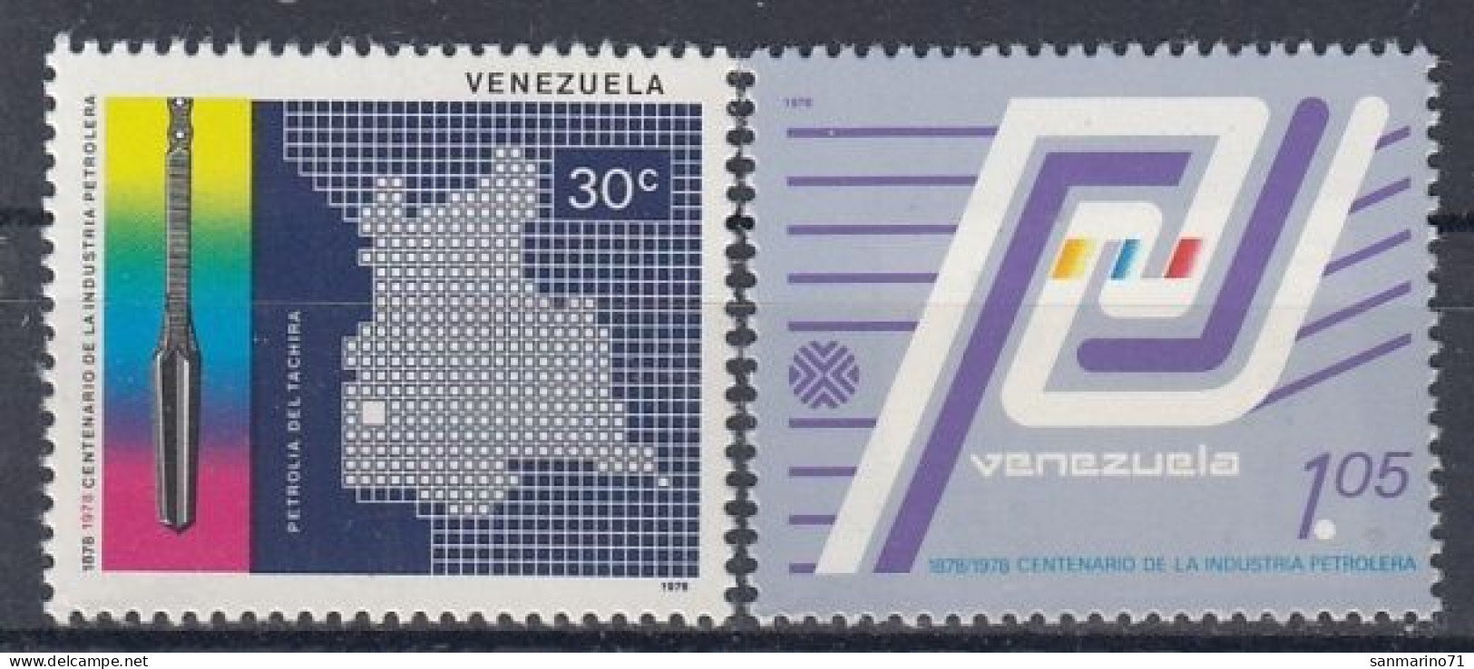VENEZUELA 2102-2103,unused - Oil