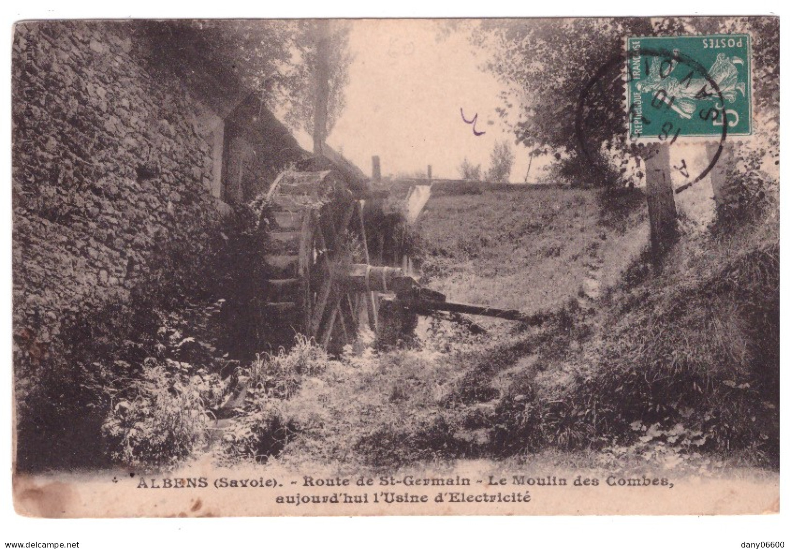 ALBENS - Le Moulin Des Combes Aujourd'hui L'Usine D'Electricité - Albens