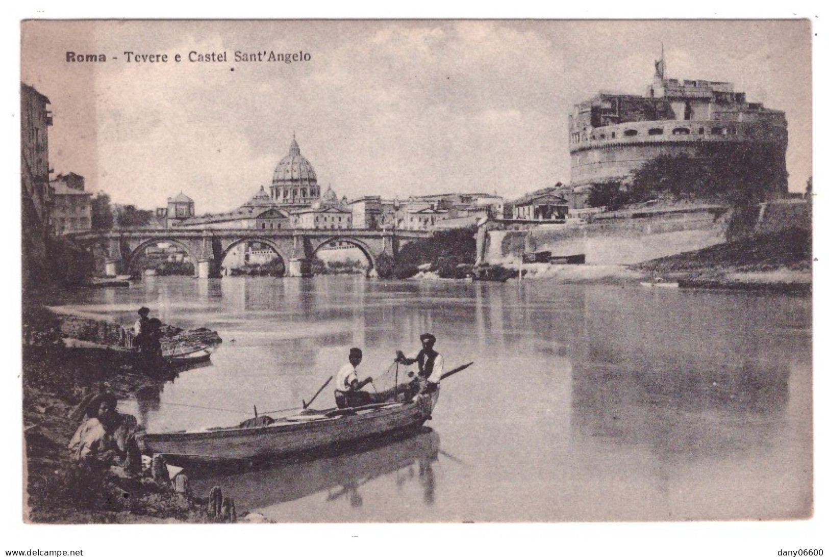 ROMA - Tevere E Castel Sant'Angelo (carte Animée) - Castel Sant'Angelo