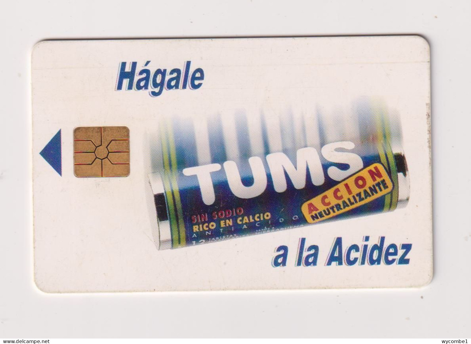 VENEZUELA  -  Tums Chip Phonecard - Venezuela