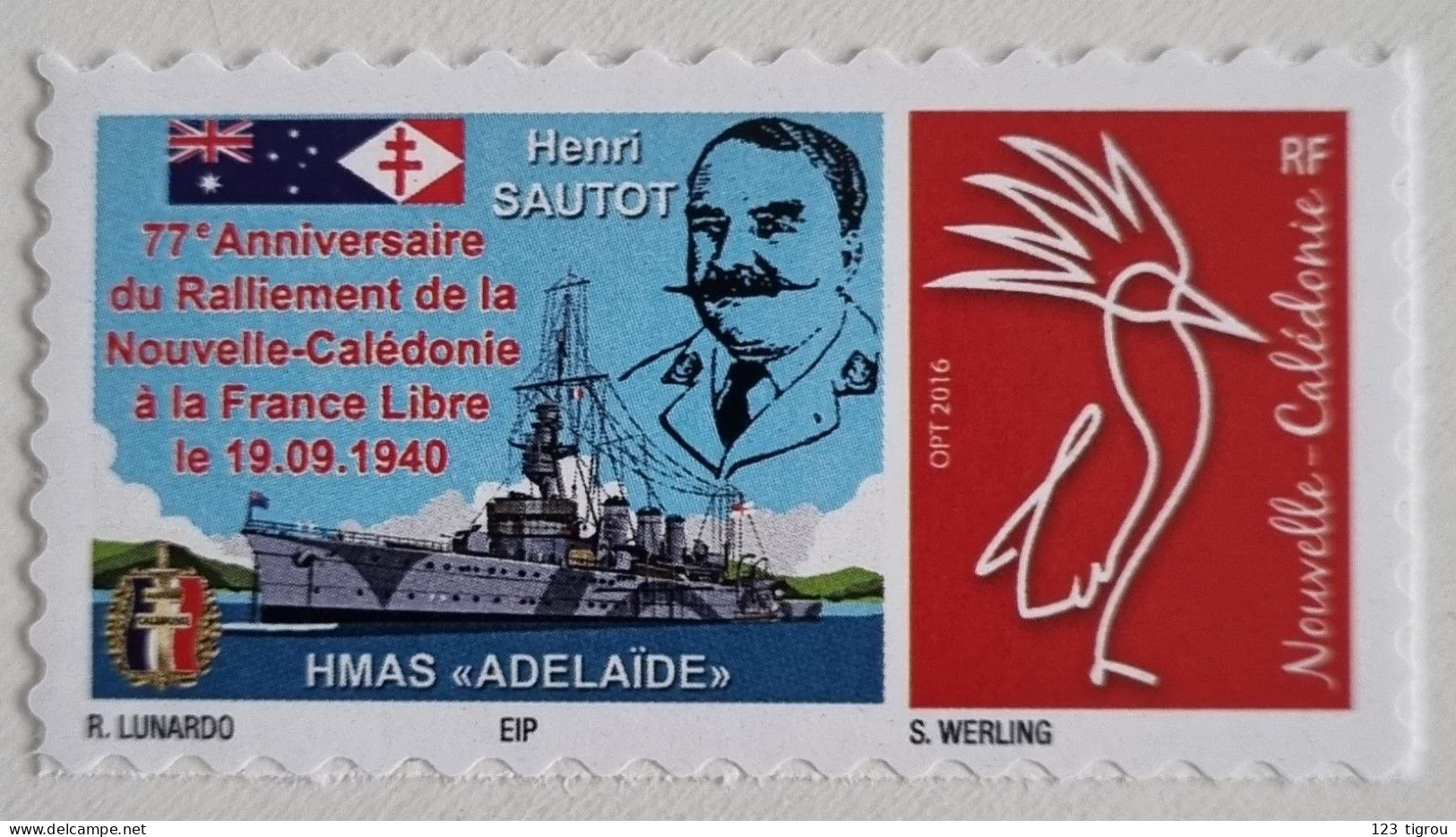 CAGOU PERSONNALISE HENRI SAUTOT TB - Unused Stamps